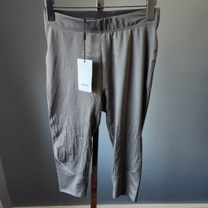 Gymshark Combat Cropped Leggings Smokey Grey Women's Small Gym Training Stretch.